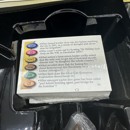 Trivial Pursuit 20th Anniversary Edition Board Game Hasbro 2002