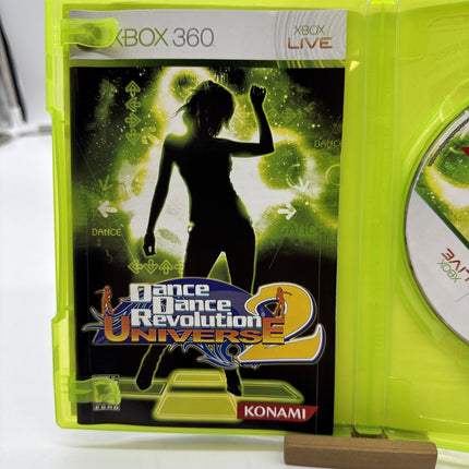 Dance Dance Revolution Universe 2 Xbox 360 Complete In Box CIB Tested & Working