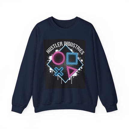 Hustler Industries Neon Arcade Crewneck Sweatshirt