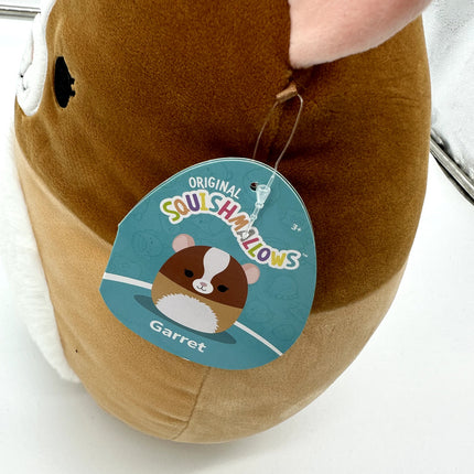 Squishmallows 11” Garret BROWN GUINEA PIG Pet Squad Plush NWT