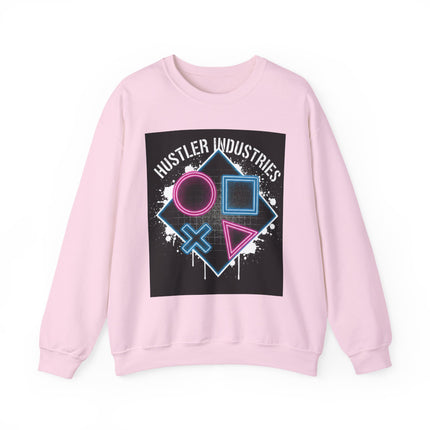 Hustler Industries Neon Arcade Crewneck Sweatshirt