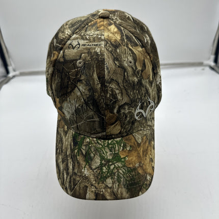 Vintage 90's Realtree Camo Snapback Hunting Hat Cap Youngan Tree Bark EUC