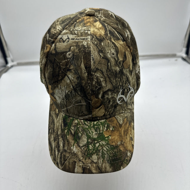 Vintage 90's Realtree Camo Snapback Hunting Hat Cap Youngan Tree Bark EUC