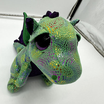 Ty Beanie Boo Cinder The Dragon Green Dragon Beanie Boo Plush