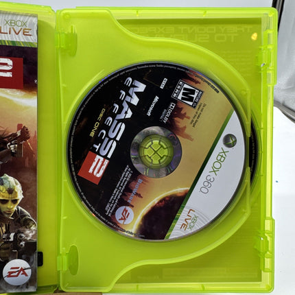Mass Effect 2 (Microsoft Xbox 360, 2010) Complete w/ Manual - Tested Working