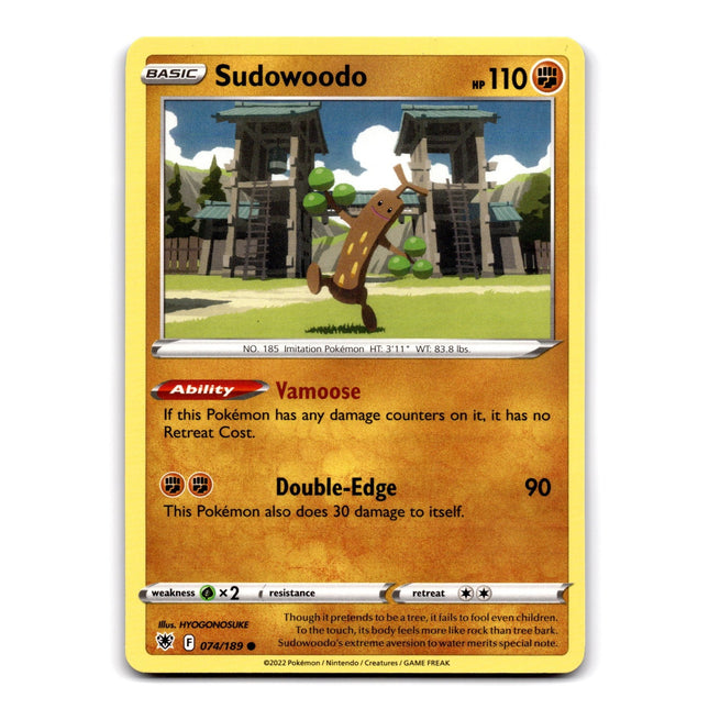 Sudowoodo Common SWSH10: Astral Radiance 074/189 NM