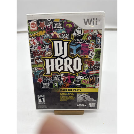 DJ Hero - Nintendo Wii *CIB - MANUAL + INSERTS / TESTED*