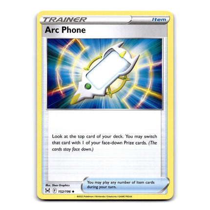 Arc Phone Uncommon SWSH11: Lost Origin 152/196 NM