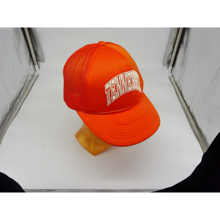 Vintage Youngan Trucker Hat Cap Tennessee Blaze Orange Foam Mesh Trucker Hunting