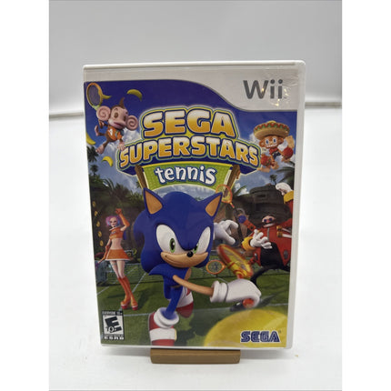 Sega Superstars Tennis (Nintendo Wii, 2008) Complete w/ Manual TESTED