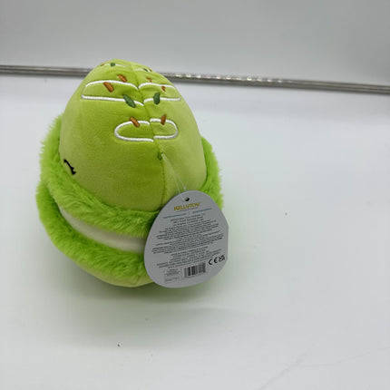 RARE Squishmallow 7.5" Donnelly Macaroon Soft Lime Green Cookie Plush BNWT