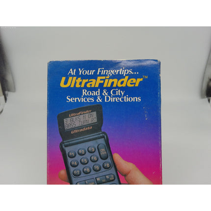 VINTAGE Ultrafinder Road & City Services & Directions with original box