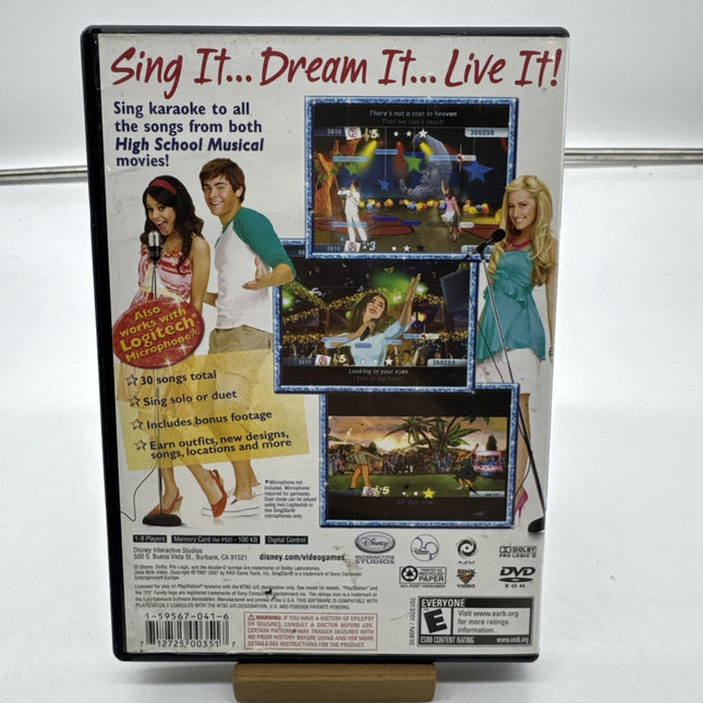 Disney High School Musical Sing It! | PlayStation 2 (PS2), 2007 | CIB | Tested