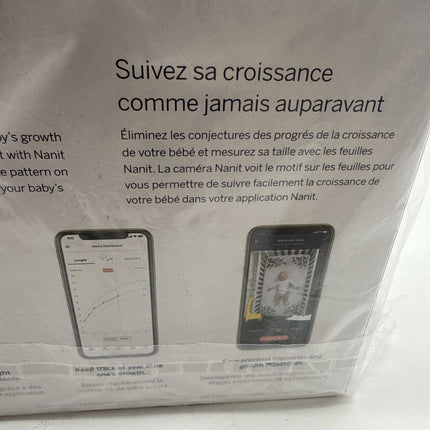 Nanit Smart Crib Sheet Works W/ Nanit Cameras to Measure Baby's Growth - New