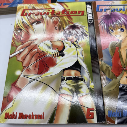 Gravitation by Maki Murakami Volumes 1, 2, 3, 6, 7 Vol 1 Manga VGC