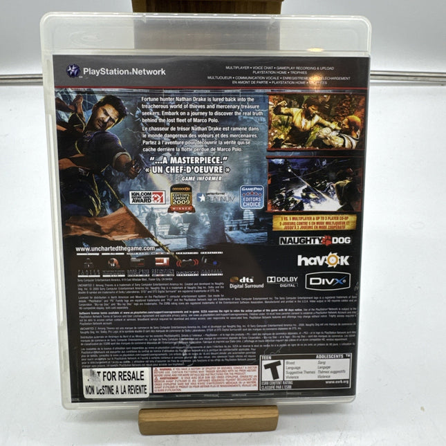 Uncharted 2 Among Thieves PS3 PlayStation 3 - Complete CIB