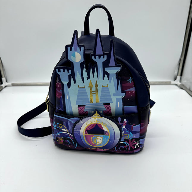 Loungefly Disney Cinderella Magic Castle Mini Backpack & Wallet