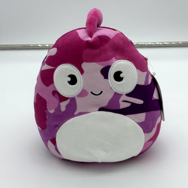 Squishmallow 8" Bronte The Chameleon Pink Camo Camouflage Plush NWT