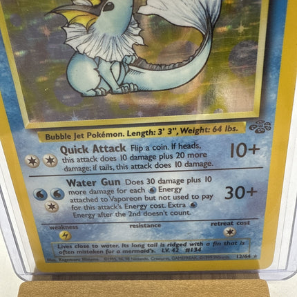 Vaporeon 12/64 Jungle Unlimited Holo