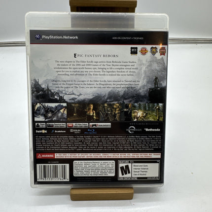 Elder Scrolls V Skyrim PS3 PlayStation 3 + Manual Tested