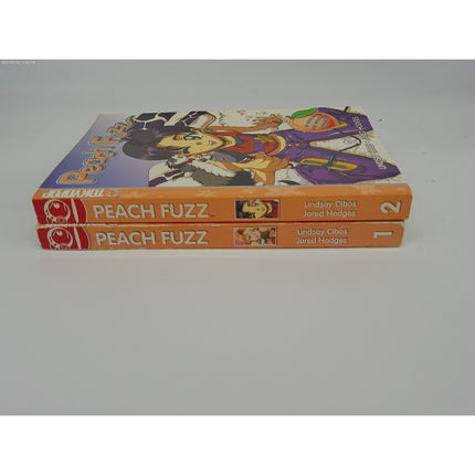Peach Fuzz Manga Volume 1 - 2 Paperback signed by Jared Hodges and Lindsay Cibo