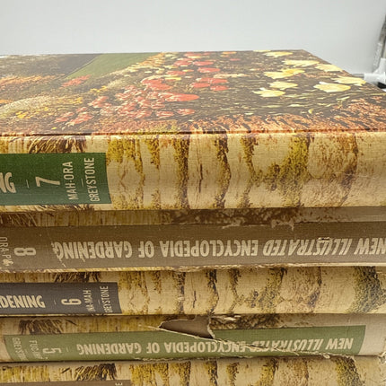 New Illustrated Encyclopedia of Gardening 4 5 6 7 8 Volume Set Everett 1964