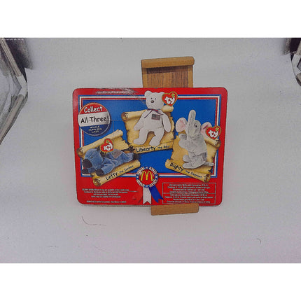 TY McDonald's Beanie Baby " Liberty the Bear 1996 SEALED