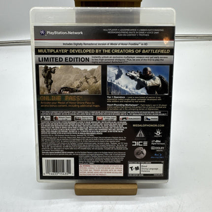 Medal of Honor -- Limited Edition (Sony PlayStation 3, 2010) Complete - Tested