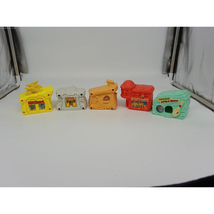 1993 -THE FLINSTONES McDonalds Happy Meal Toys -COMPLETE SET OF 5