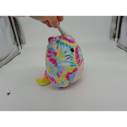 Squishmallow 6” Talisa the Tie Dye Unicorn Cat Kitty with Silver Horn