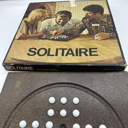 Challenge Yourself With Solitaire Reiss Style Board Game #272-700 From 1974