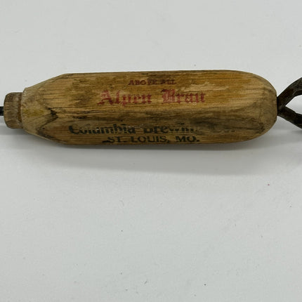ANTIQUE VINTAGE COLUMBIA BREWING CO., ST. LOUIS, MO. ICE PICK AND BOTTLE OPENER