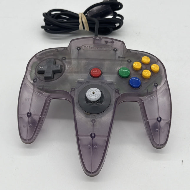 Nintendo N64 Clear Atomic purple Controller OEM Funtastic