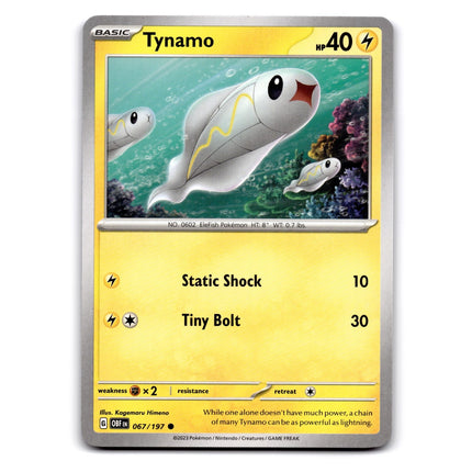 Tynamo Common SV03: Obsidian Flames 067/197 NM