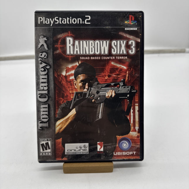 Tom Clancy's Rainbow Six 3 (Sony PlayStation 2, 2004) CIB Tested