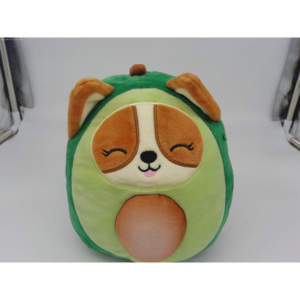 Squishmallows REGINA CORGI AVOCADO 7.5" Plush Corgi Dog In Avocado Costume Squad