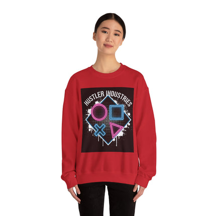 Hustler Industries Neon Arcade Crewneck Sweatshirt