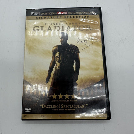 Gladiator with Russel Crowe DVD Complete, Possible Ridley Scott Signature