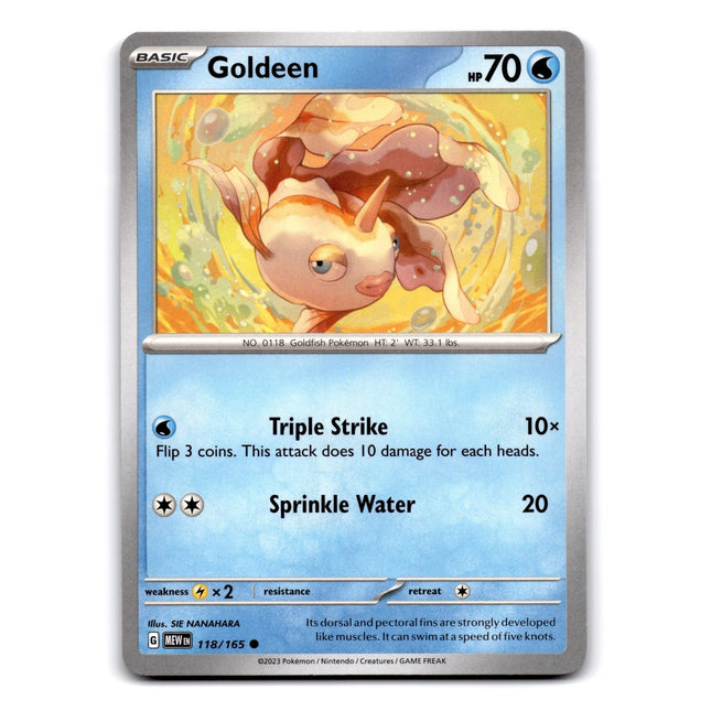 Goldeen Common SV: Scarlet & Violet 151 118/165 NM
