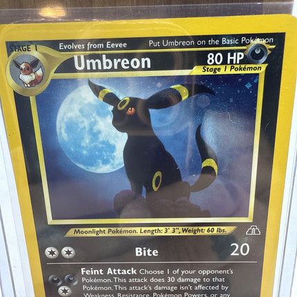 2001 Pokémon Neo Discovery Umbreon 13/75 Holo Ungraded NEVER PLAYED Nintendo