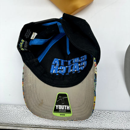 Pokemon Gotta Catch 'Em All Snapback Hat Cap youth size vintage black and blue