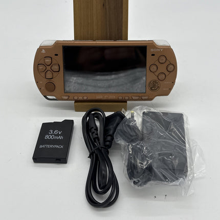 PSP-2000 Console Monster Hunter 2ndG Bronze Region Free japan SONY tested