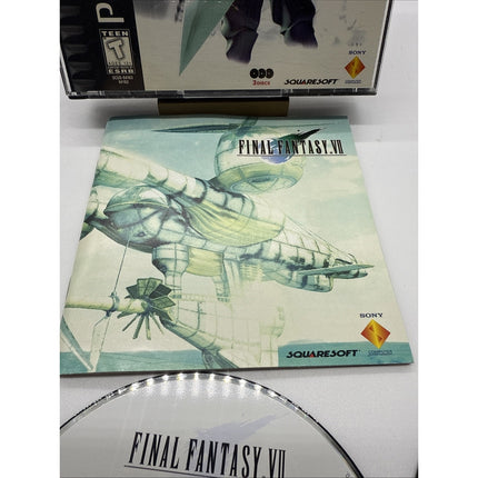 Final Fantasy VII 7 PS1 PlayStation 1 Complete CIB Black Label