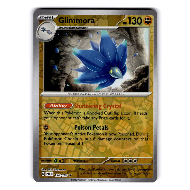 Glimmora Rare SV02: Paldea Evolved 126/193 NM