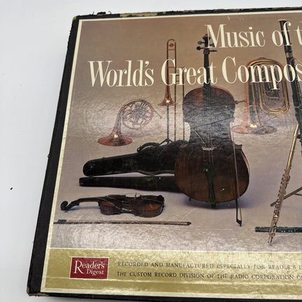Music Of The World's Great Composers 12 LP Box Set RCA Records Complete