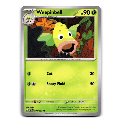 Weepinbell Common SV: Scarlet & Violet 151 070/165 NM