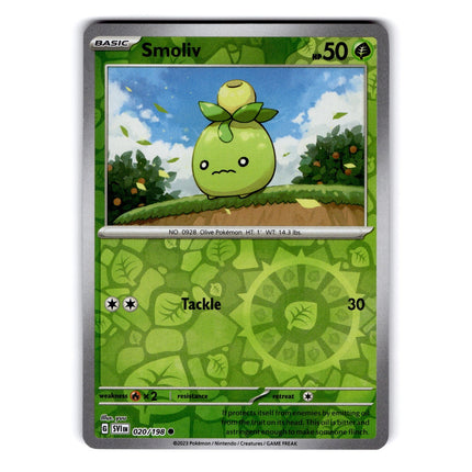 Smoliv Common SV01: Scarlet & Violet Base Set 020/198 NM