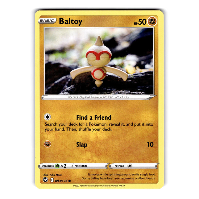 Baltoy Common SWSH12: Silver Tempest 093/195 NM