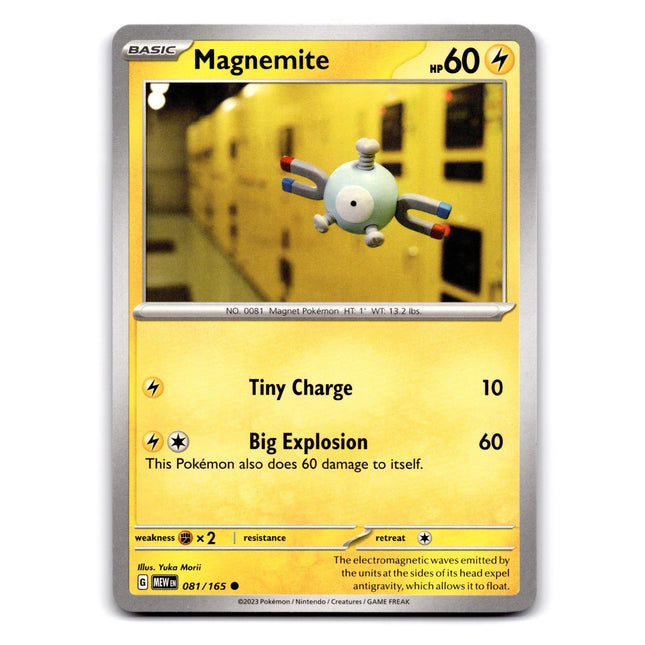 Magnemite Common SV: Scarlet & Violet 151 081/165 NM