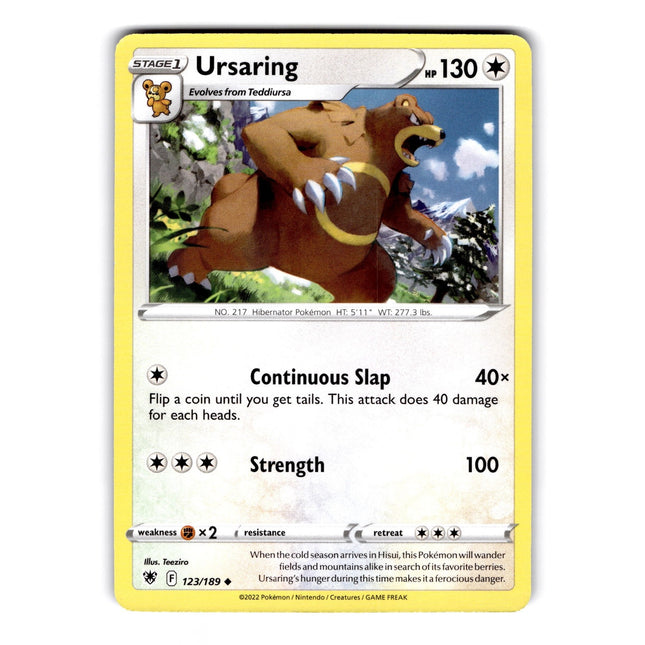 Ursaring Uncommon SWSH10: Astral Radiance 123/189 NM